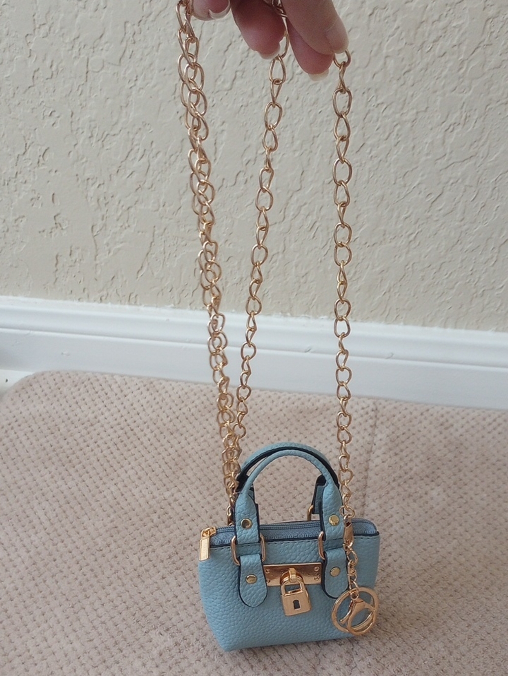 Mini Top-Handle Crossbody Air Pod Bag - Picture 6 of 7